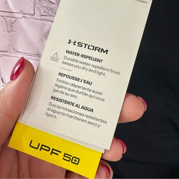 NWT Under Armour golf UA drive 5 pocket pant Black Slim Taper  men's 32x30 - Picture 5 of 11